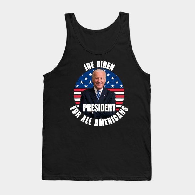 Joe Biden All Talk Anti Democrat Trump 2020 Tank Top by Jessica Co